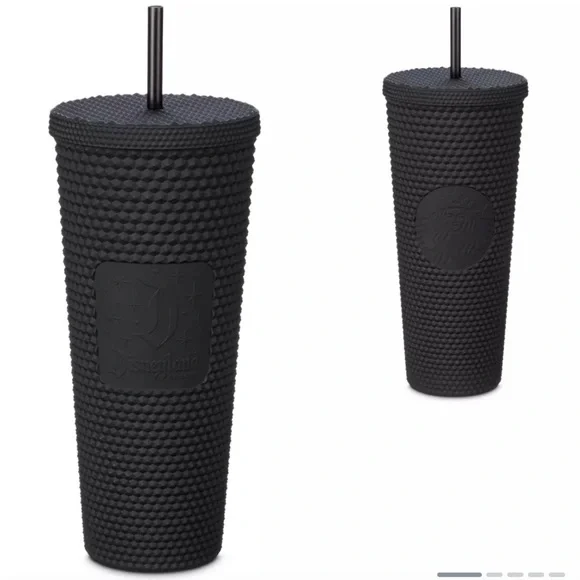 Starbucks Disneyland Studded Matte Black Tumbler - Picture 3 of 4